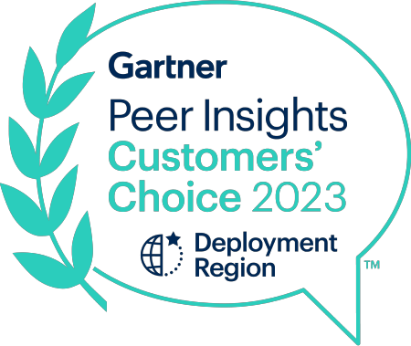 Badge « Choix des clients » - Gartner Peer Insights