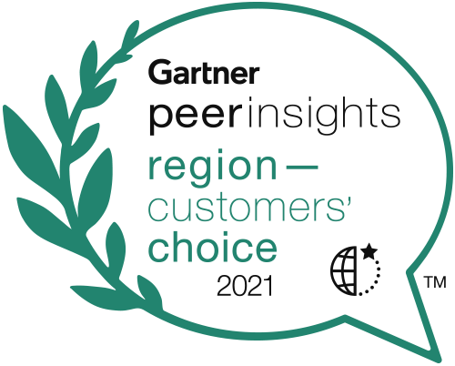 Prix Gartner Peer Insights - Choix de reconnaissance des clients 2021